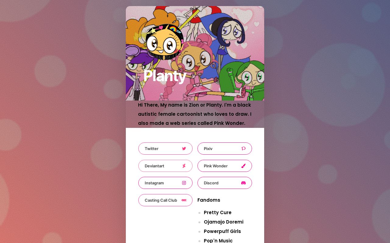 Planty's Card